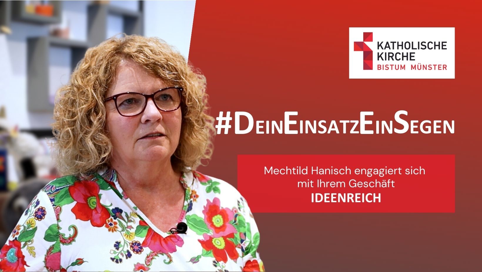 Mechtild Hanisch engagiert sich mit ihrem Geschäft "Ideenreich".